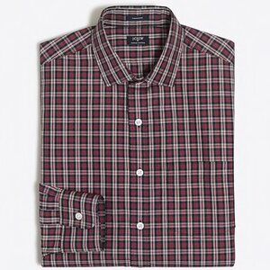 EUC Men's J. CREW Thompson Spread‎ Collar Plaid Shirt | Size M